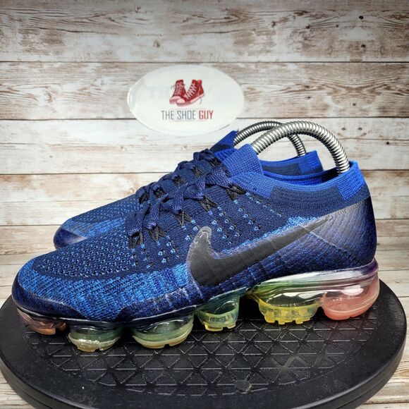 Nike Air VaporMax Women's Size 8 Betrue Black Blue Athletic Shoes - Picture 6 of 13